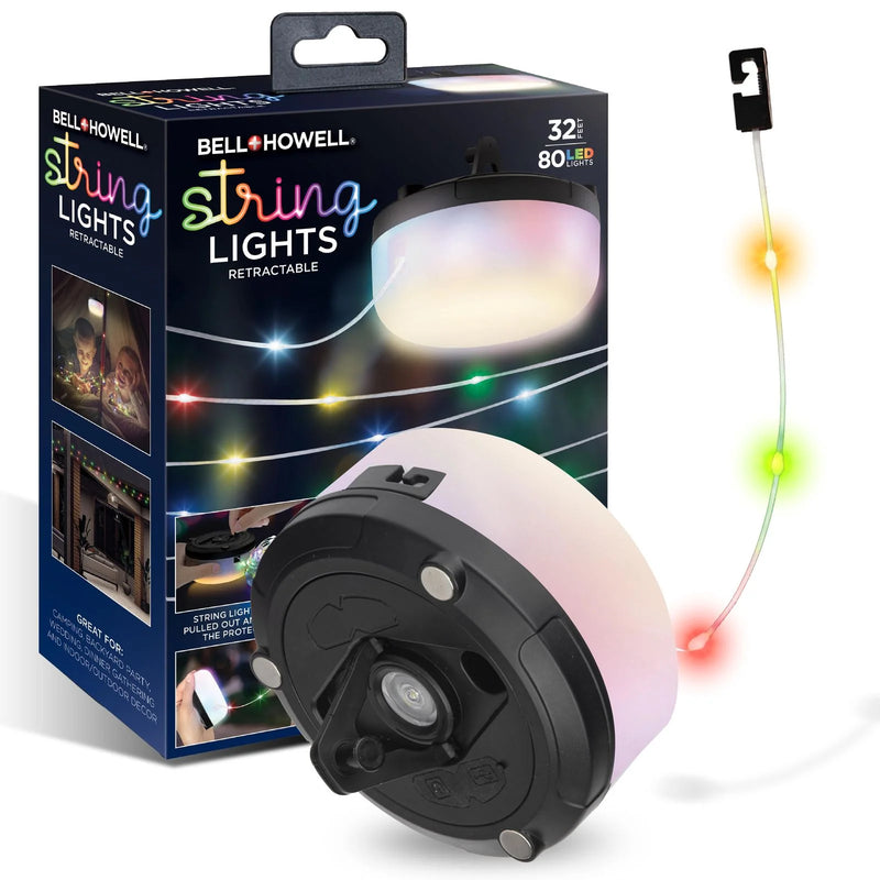 Bell + Howell 32' Retractable Holiday String Lights