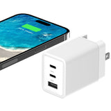 PhoneSuit GAN USB-C/C/A 65-Watt Wall Charger