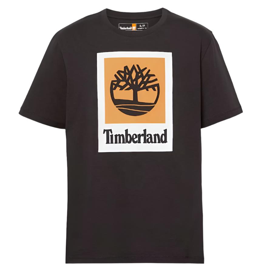 Timblerland Square Stack Logo Short Sleeve T-Shirt