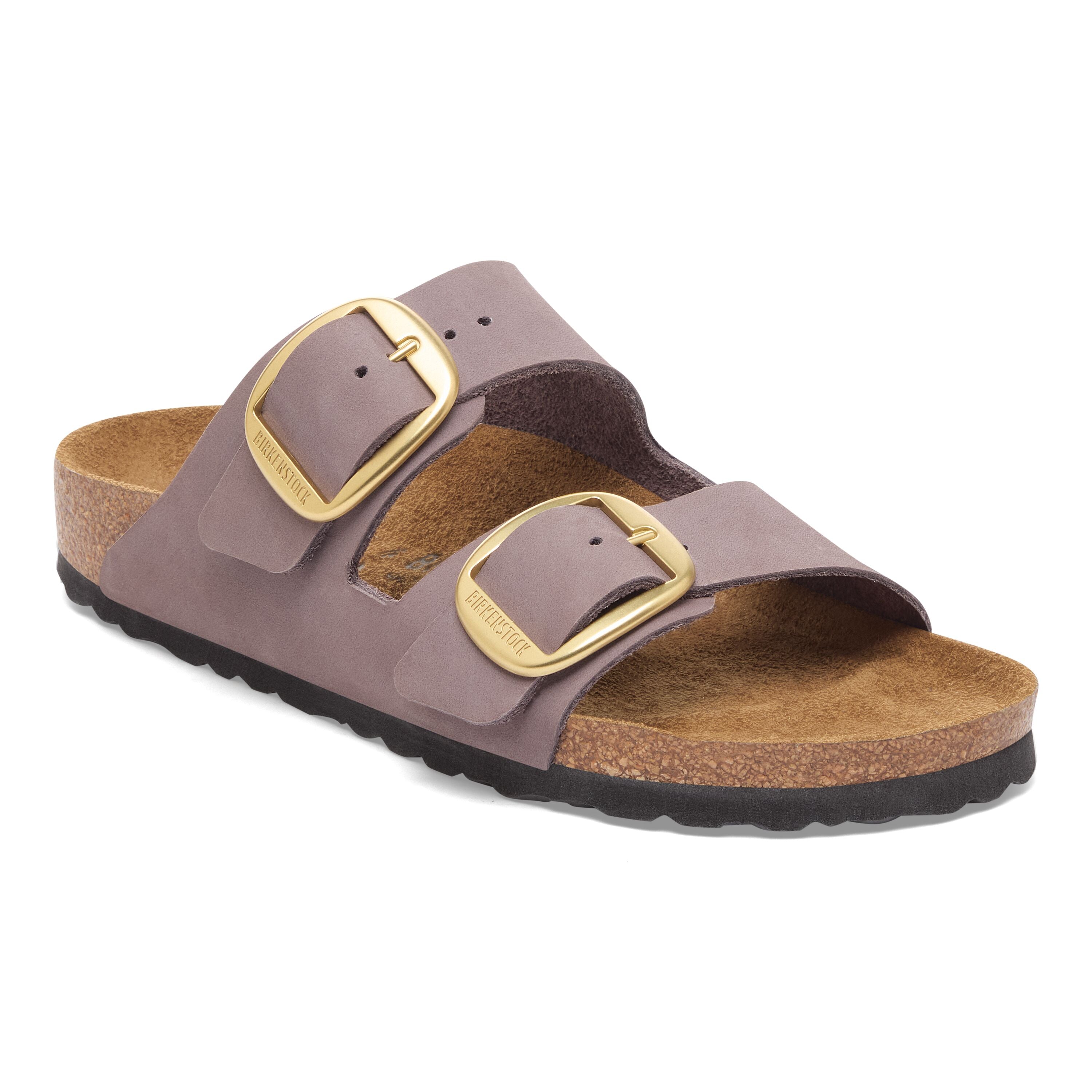 Birkenstock Womens Arizona Big Buckle Nubuck Leather Sandals - Medium/Narrow