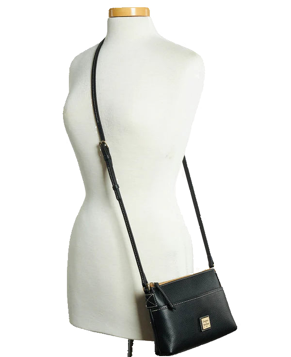 Dooney & Bourke Lucca Leather Ginger Crossbody Handbag