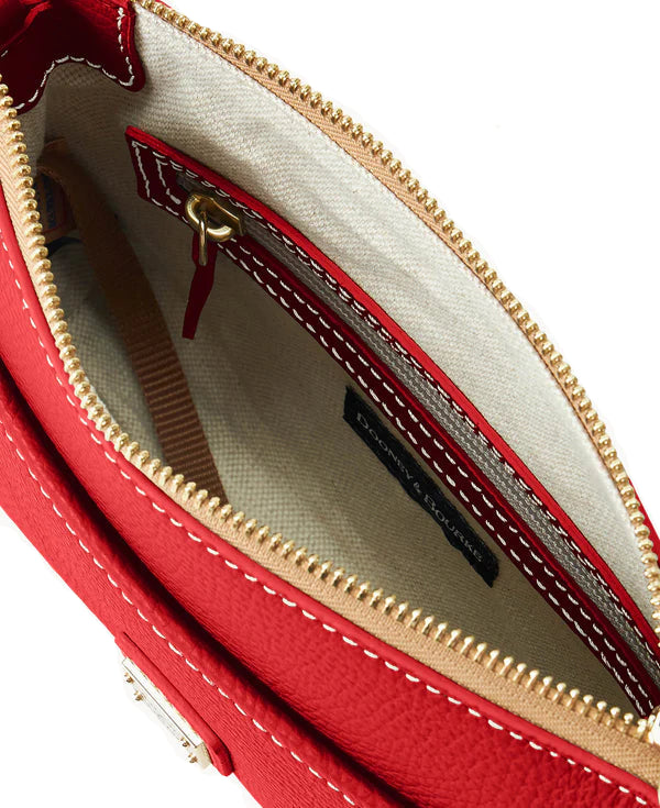 Dooney & Bourke Lucca Leather Ginger Crossbody Handbag – Graphite Dooney & Bourke Lucca Leather Ginger Crossbody Handbag – Graphite