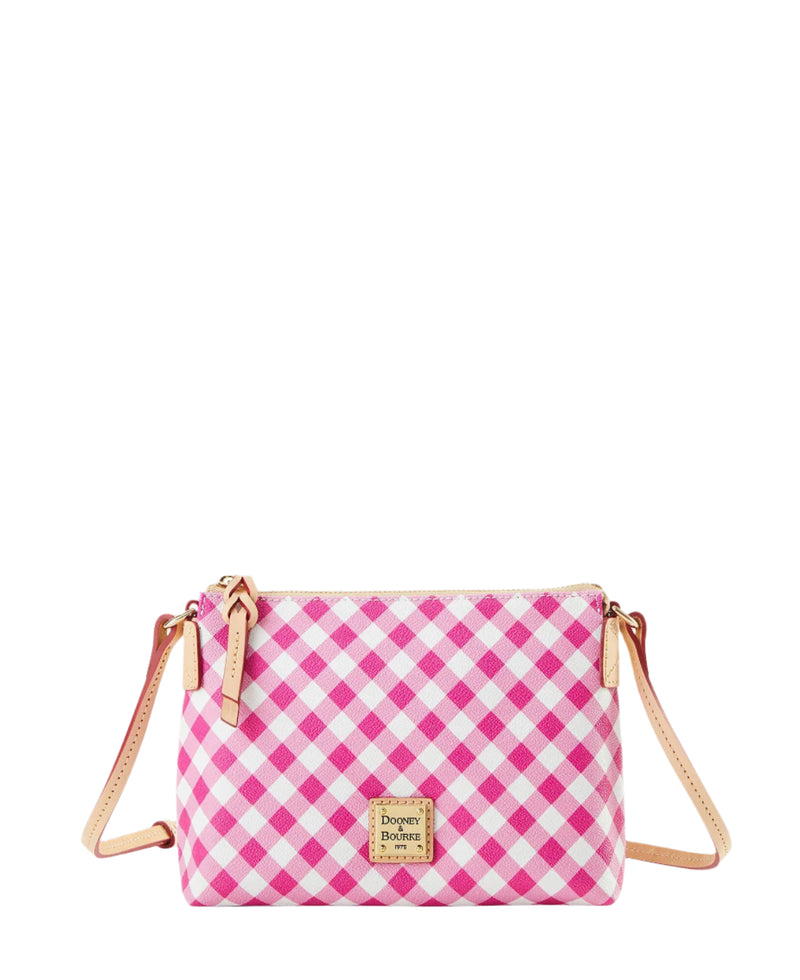 Dooney & Burke Gingham II Pouchette Crossbody Handbag