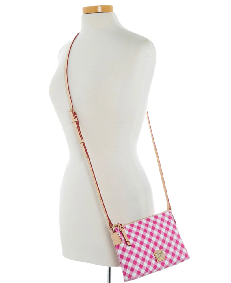 Dooney & Burke Gingham II Pouchette Crossbody Handbag