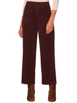 Democracy Womens "Ab"solution Skyrise Relaxed Straight Leg Pants With Seaming Detail