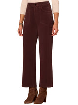 Democracy Womens "Ab"solution Skyrise Relaxed Straight Leg Pants With Seaming Detail