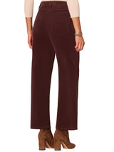 Democracy Womens "Ab"solution Skyrise Relaxed Straight Leg Pants With Seaming Detail