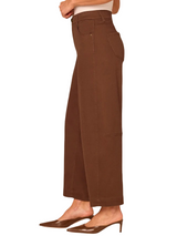 Democracy Womens "Ab"solution Skyrise Uneven Yoke Relaxed Barrel Leg Pants