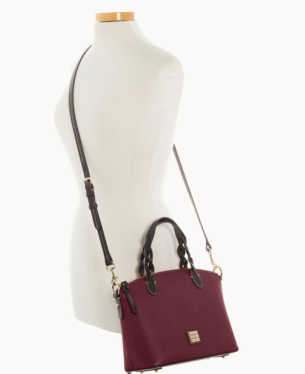 Dooney & Bourke Saffiano Small Heidi Satchel Handbag – ShopCGX