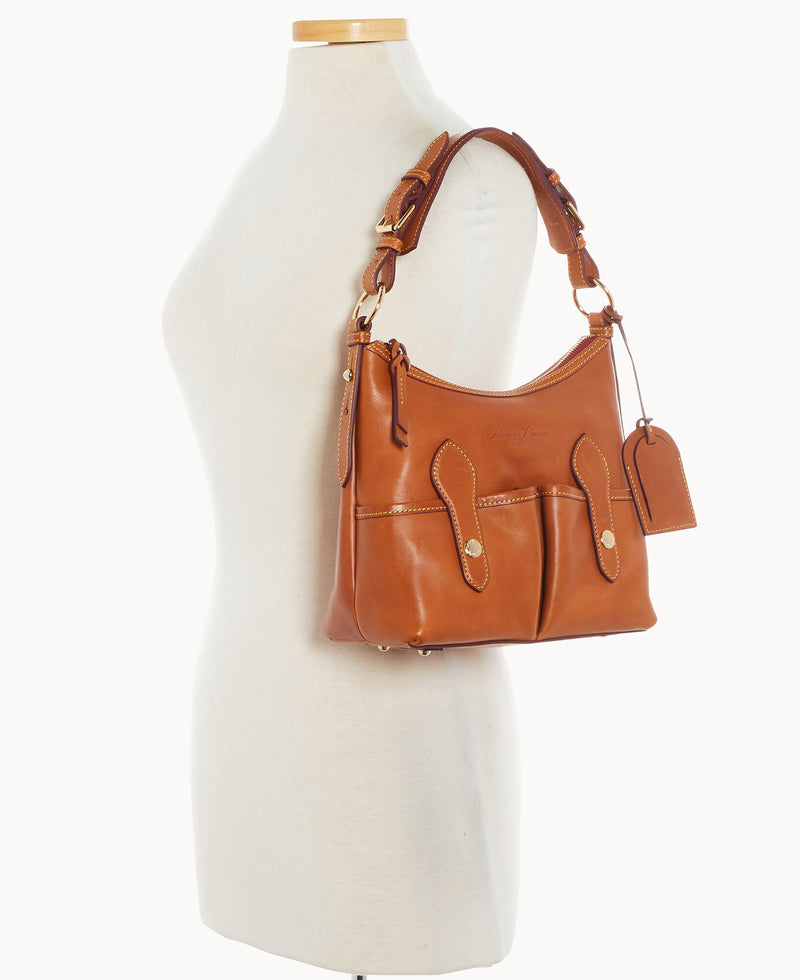 Dooney&Bourke Florentine Vacchetta popular Hobo