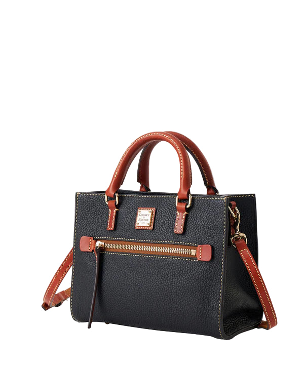 Dooney & Bourke Pebble Grain Mini Zip Janine Crossbody Handbag