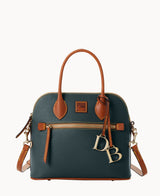 Dooney & Bourke Pebble Grain Domed Satchel Handbag