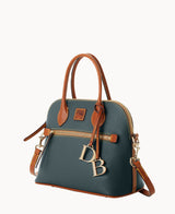 Dooney & Bourke Pebble Grain Domed Satchel Handbag