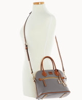 Dooney & Bourke Pebble Grain Domed Satchel Handbag