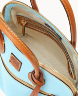 Dooney & Bourke Pebble Grain Domed Satchel Handbag