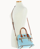 Dooney & Bourke Pebble Grain Domed Satchel Handbag