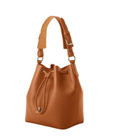 Dooney & Bourke Lucca Leather Drawstring Bucket Handbag