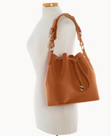 Dooney & Bourke Lucca Leather Drawstring Bucket Handbag