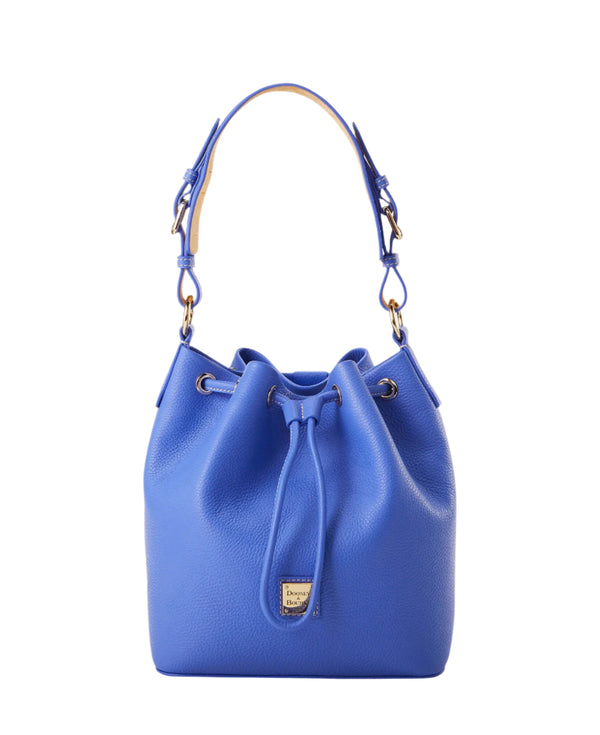 Dooney & Bourke Lucca Leather Bucket Drawstring Handbag