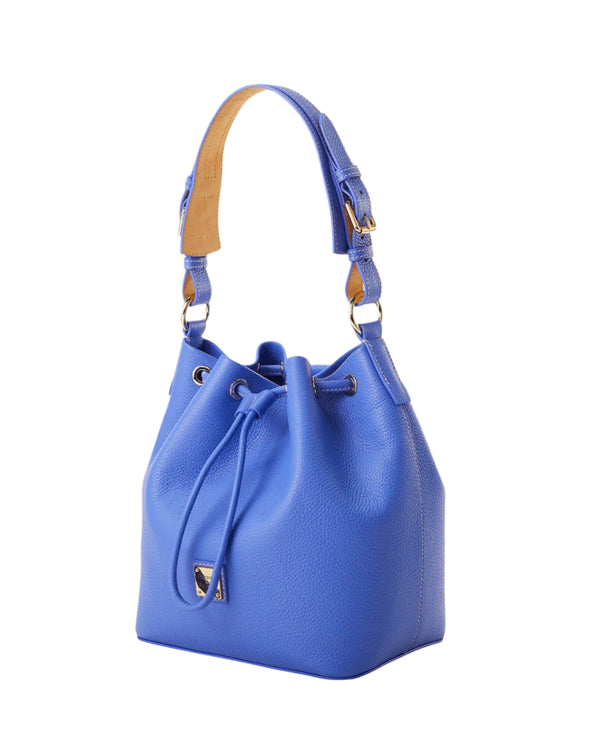 Dooney & Bourke Lucca Leather Bucket Drawstring Handbag