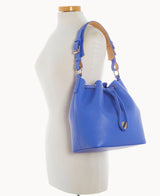 Dooney & Bourke Lucca Leather Bucket Drawstring Handbag