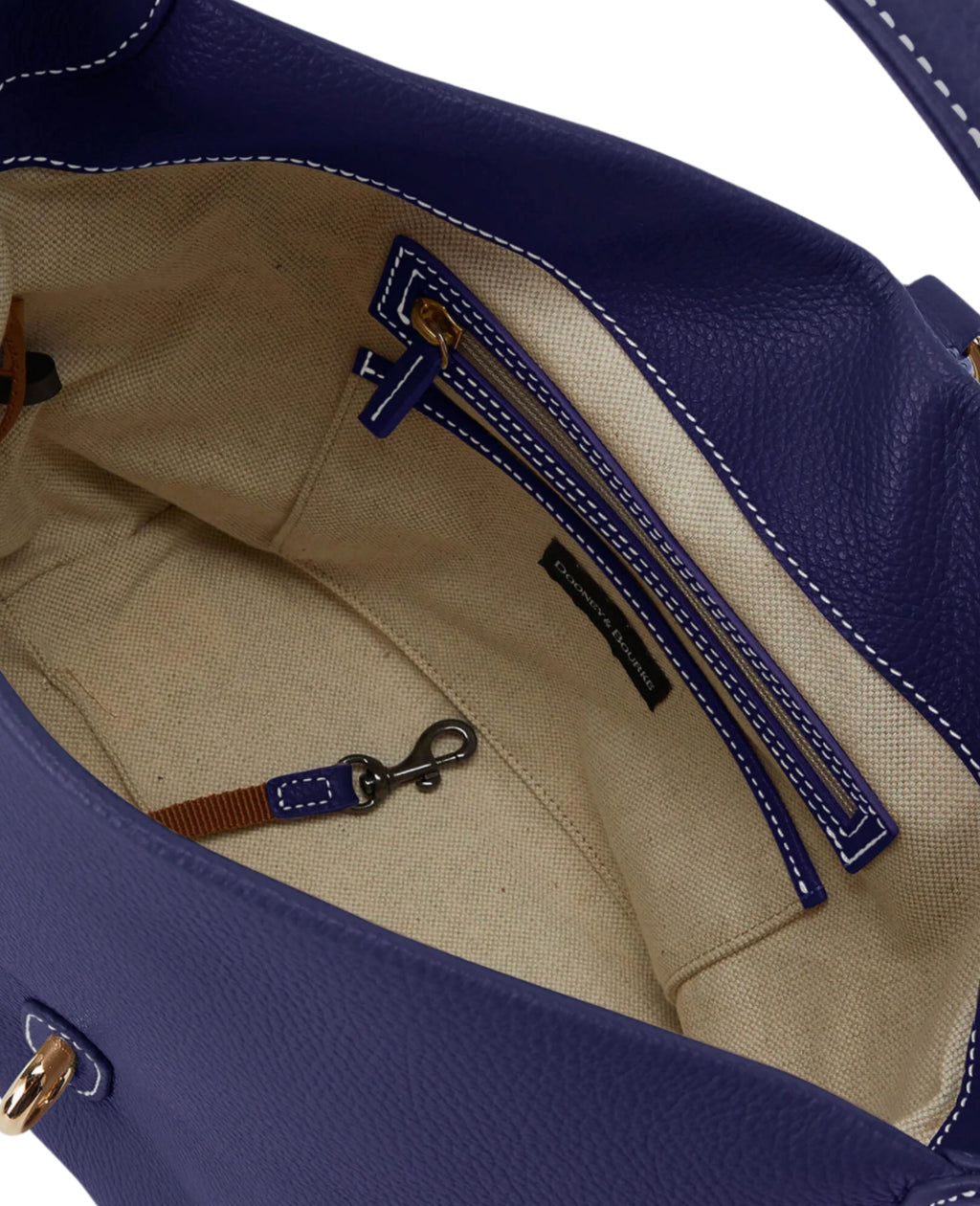 Dooney & Bourke ボストンバッグ　キャンバス×レザー　カラフルロゴ Amazon.com: Dooney & Bourke Handbag, Pebble Grain Logo Lock