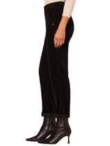 Democracy Womens "Ab"solution Skyrise Patched Utility Pants With Roll Cuffs