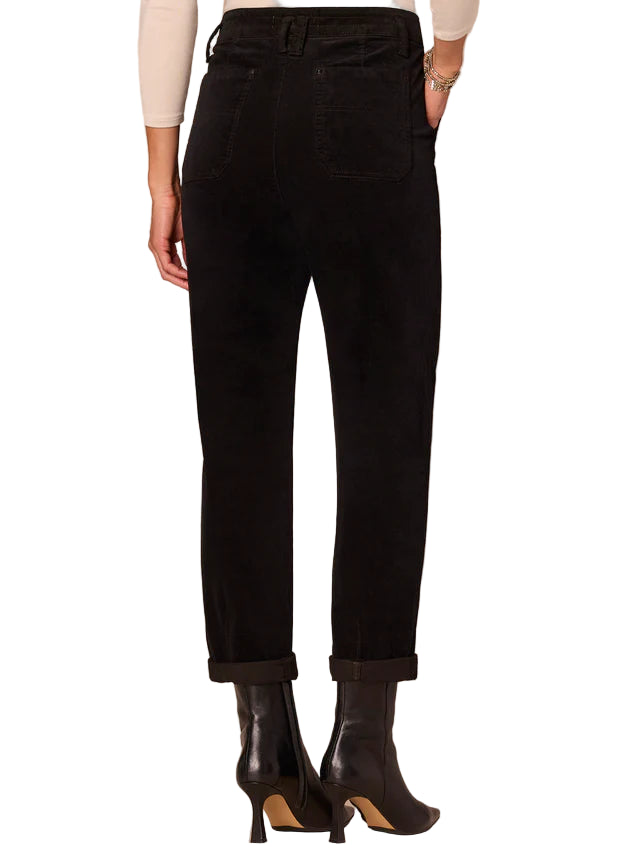 Democracy Womens "Ab"solution Skyrise Patched Utility Pants With Roll Cuffs