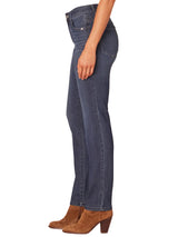 Democracy Womens "Ab"solution Indigo High Rise Straight Leg Jeans