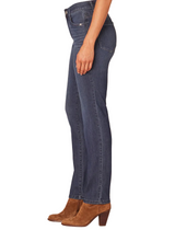 Democracy Womens "Ab"solution Indigo High Rise Straight Leg Jeans