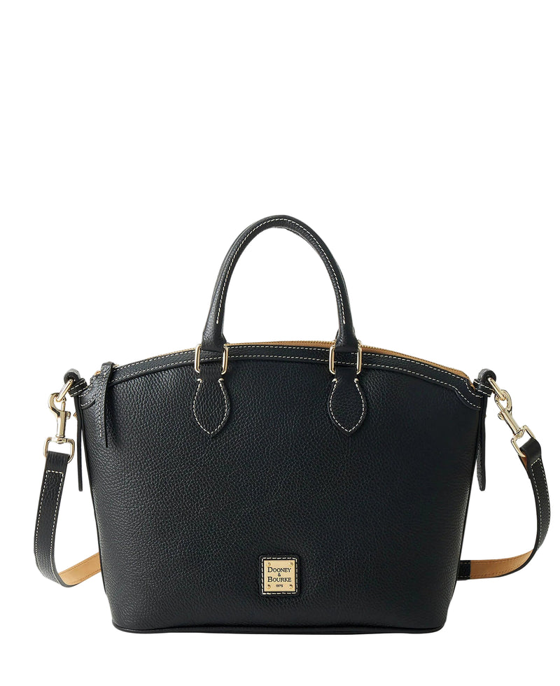 Dooney & Bourke Lucca Leather Domed Satchel Handbag