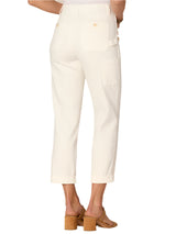Democracy Womens "Ab"solution High Rise Sailor Pocket Roll Cuff Straight Leg Jeans