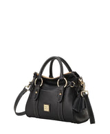 Dooney & Bourke Lucca Leather Satchel Handbag With Pocket