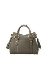 Dooney & Bourke Lucca Leather With Pocket Satchel Handbag