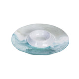 Beachcombers 13.5" Shoreline Melamine Chip & Dip Server