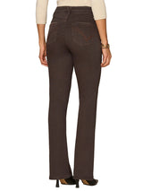 Democracy Womens "Ab"solution High Rise Rhinestones Itty Bitty Boot Pants