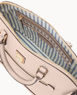 Dooney & Bourke Saffiano Domed Zip Satchel Handbag