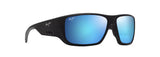 Maui Jim Keha Matte Black Frame - Blue Hawaii Lens - Polarized Sunglasses