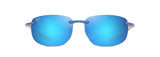Maui Jim Ho'okipa Ultra Metal Matte Blue Frame - Blue Hawaii Lens - Polarized Sunglasses