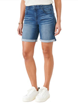 Democracy Womens "Ab"solution High Rise Booty Lift Denim Shorts