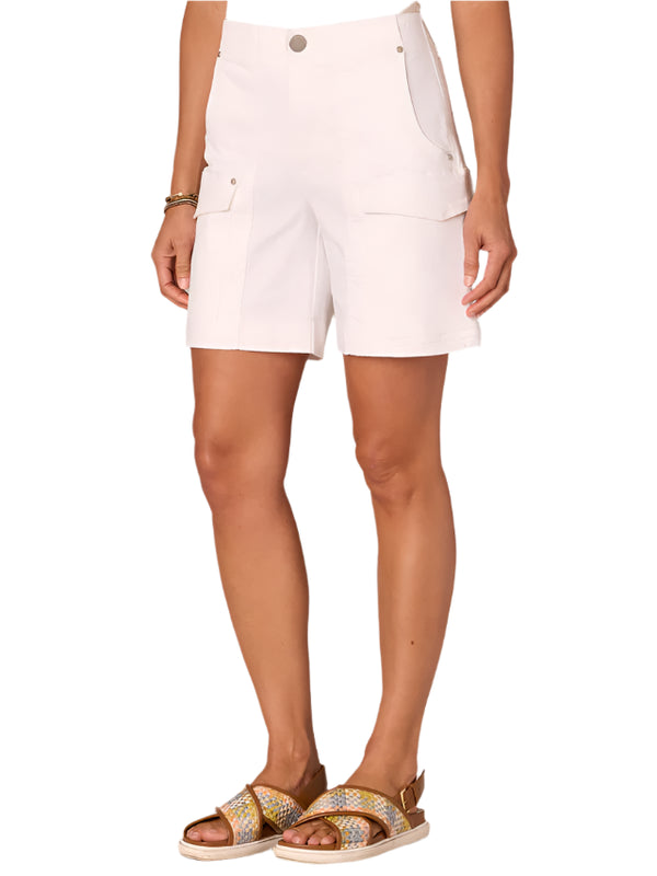 Democracy Womens "Ab"solution Skyrise Patch Pocket Utility Shorts