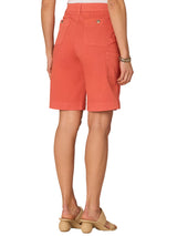 Democracy Womens "AB" Solution Skyrise Button Pockets Bermuda Shorts
