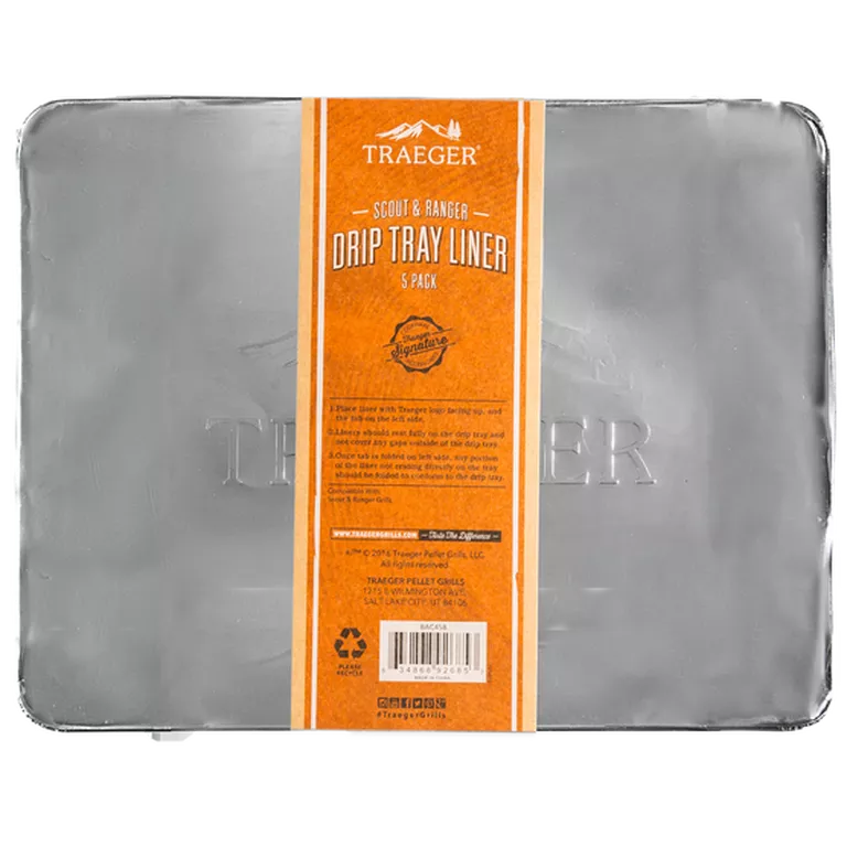 Traeger Ranger Drip Tray Liners - 5 Pack