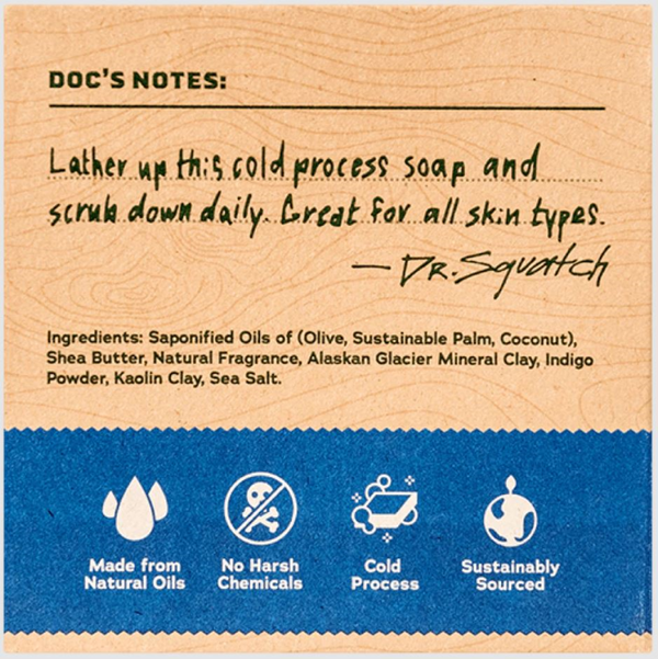 Dr. Squatch Fresh Falls Bar Soap - 5 oz.