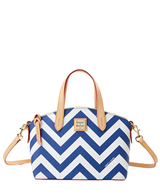 Dooney & Bourke Chevron Ruby Satchel Handbag