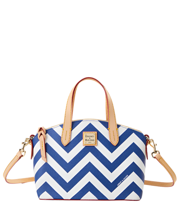 Dooney & Bourke Chevron Ruby Satchel Handbag