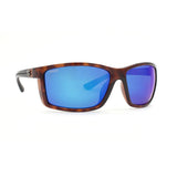 Calcutta Boulders Tortoise Frames - Blue Mirror Lens - Polarized Sunglasses