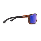 Calcutta Boulders Tortoise Frames - Blue Mirror Lens - Polarized Sunglasses