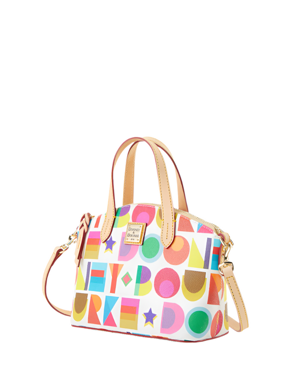 Dooney & Bourke Art Deco Ruby Satchel Handbag