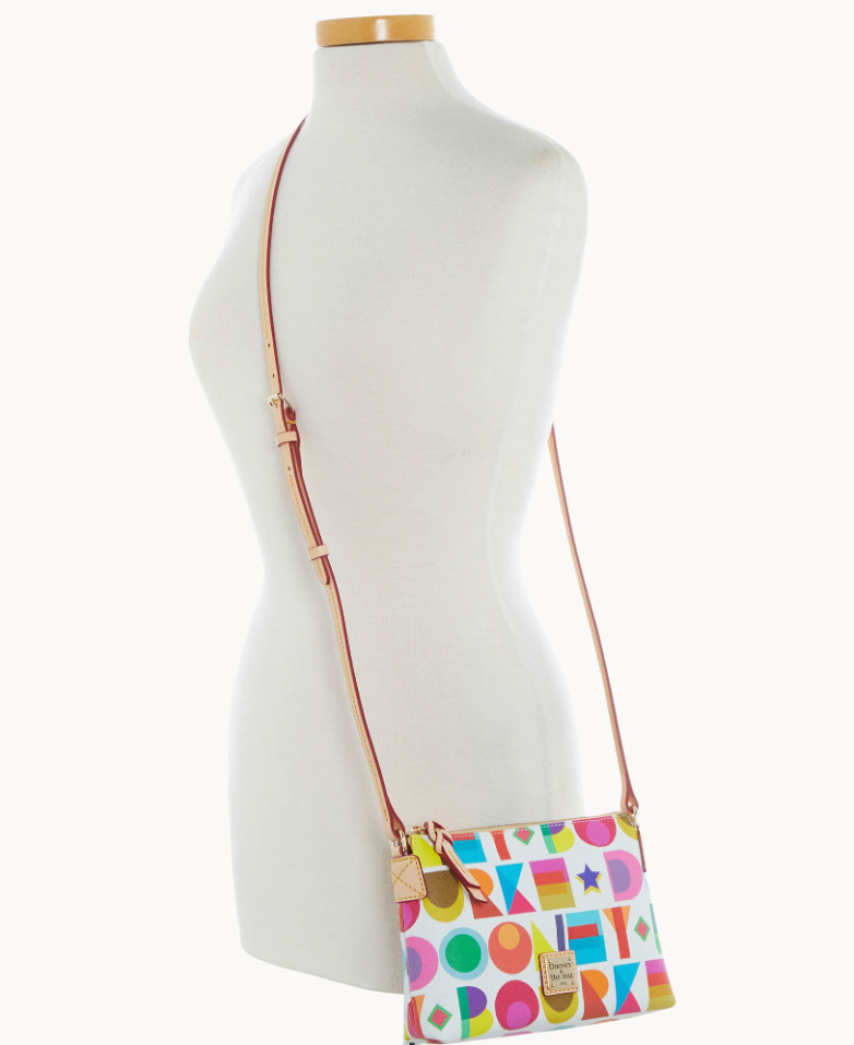 Dooney & Bourke Art Deco Pouchette Crossbody Handbag